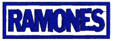 Ramones Embroidery Design