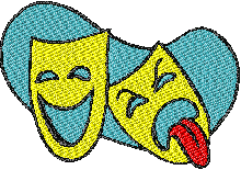 Venice Art Mask embroidery design