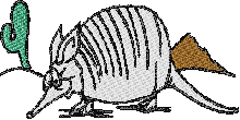 armadillos free embroidery designs freebies