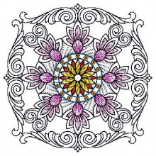 Crazy quilt embroidery Machine-Embroidery Design