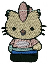 Hello Kitty Baby Embroidery designs-Embroiderydesigns.name