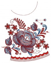 Rose Embroidery design